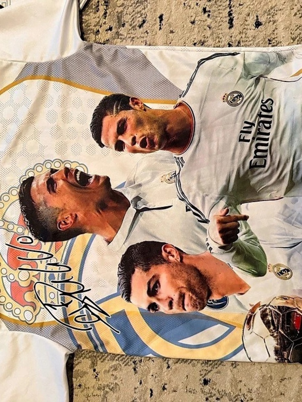 Real Madrid Cristiano Ronaldo jersey custom shirt Soccer Jersey Boys Size 12 NEW